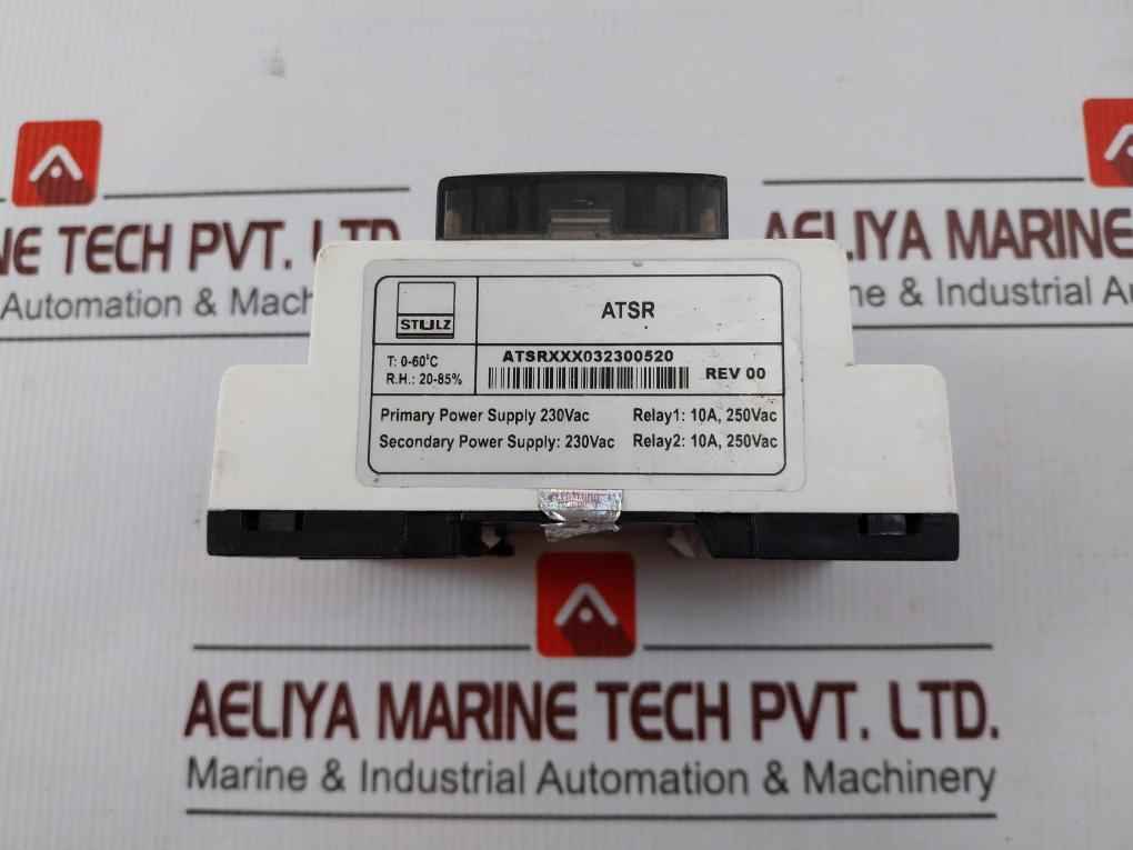 Stulz Atsr Automatic Transfer Switch Relay 0-60c 10a 250vac 20-85%