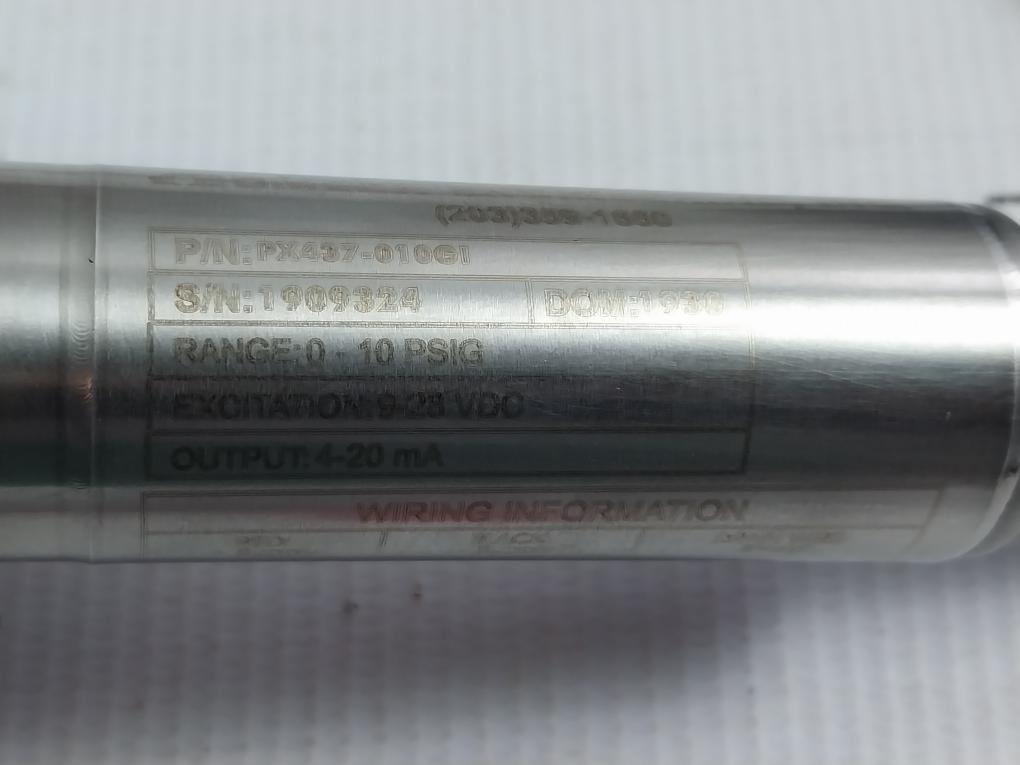Submersible Pressure And Water Level Transducer Px437-010Gi Omega Cable 40 Ft