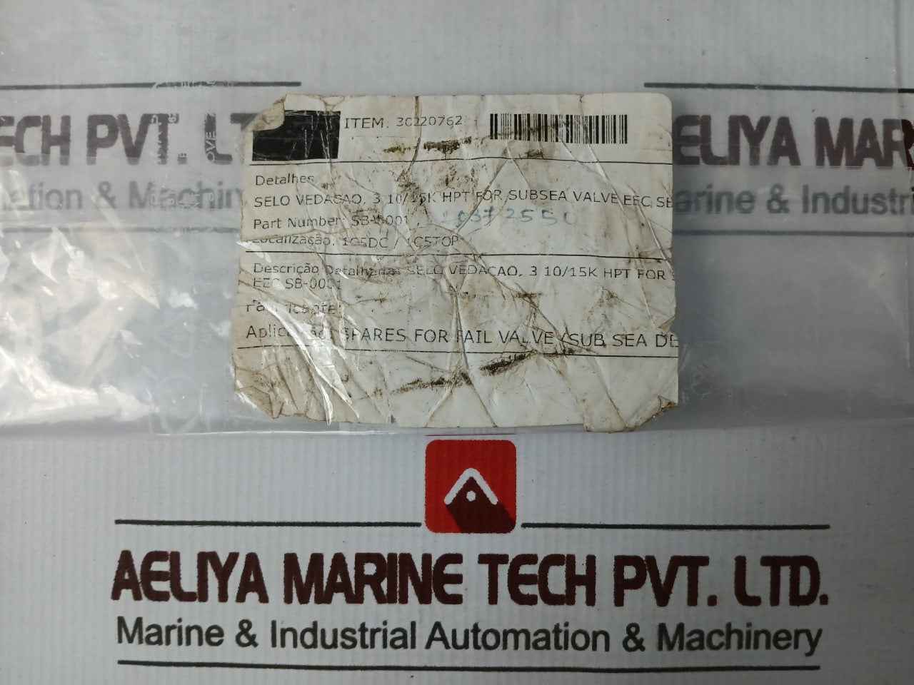 Subsea 10291166-001 Seal Spare Part For Valve 3 10/15K Hpt Sb-0001
