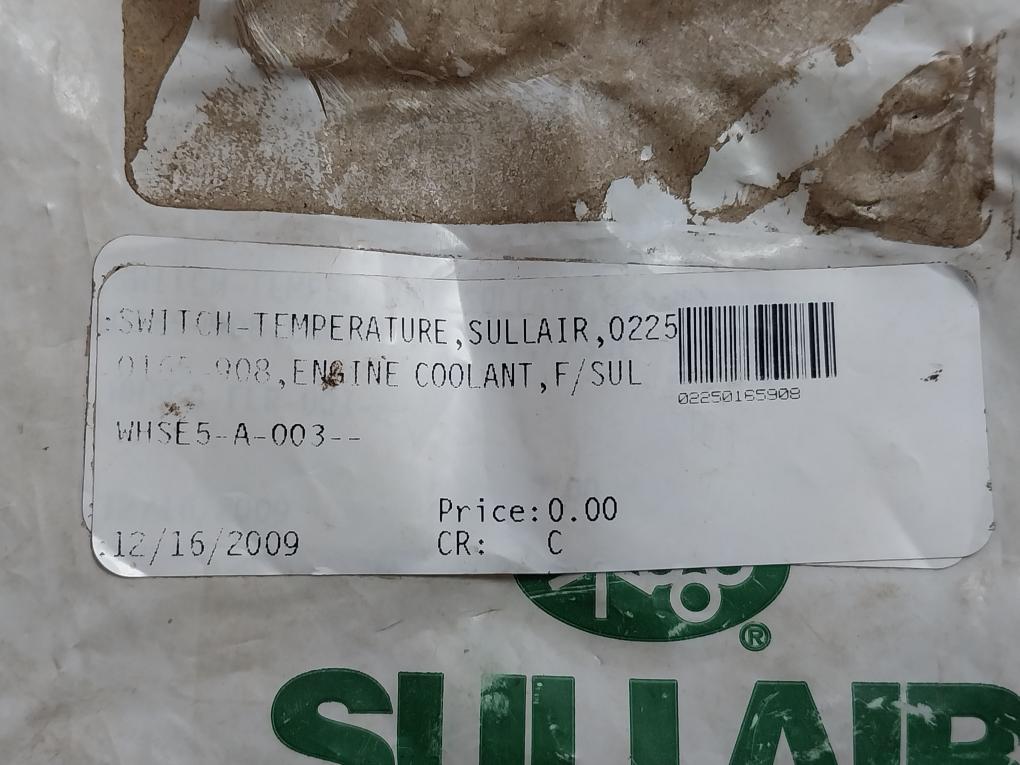 Sullair Engine Coolant Cat Sensor 02250165-908