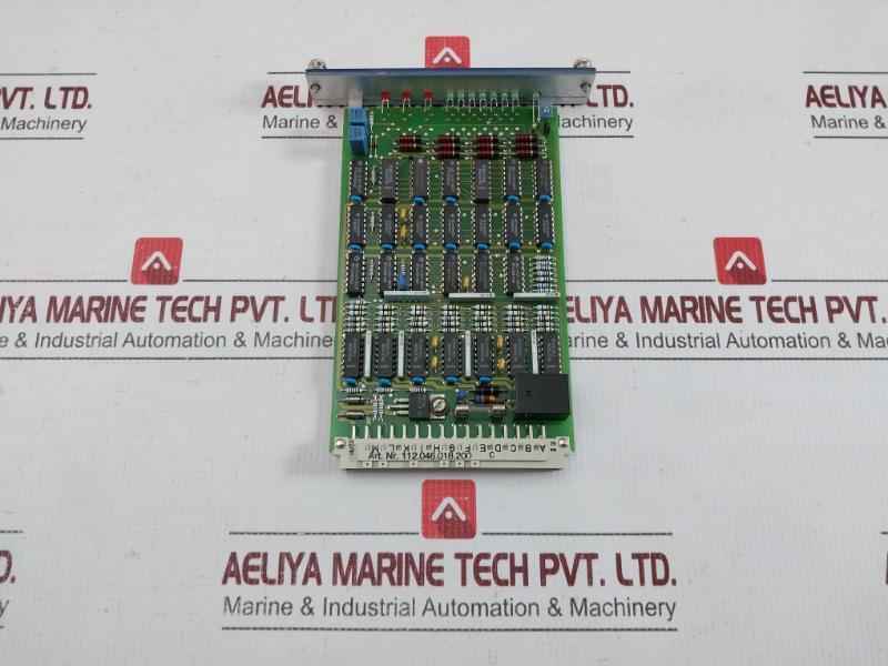 Sulzer Cylinder Lub Oil Flow Monitor Pcb Card 112.046.018.200 C