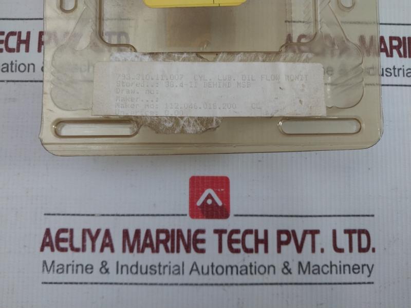 Sulzer Cylinder Lub Oil Flow Monitor Pcb Card 112.046.018.200 C
