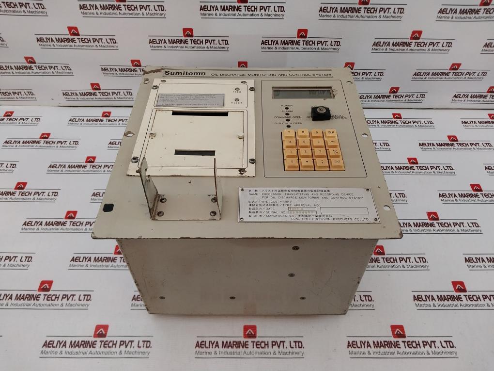 Sumitomo Precision Ccu Markv Oil Discharge Monitoring And Control System