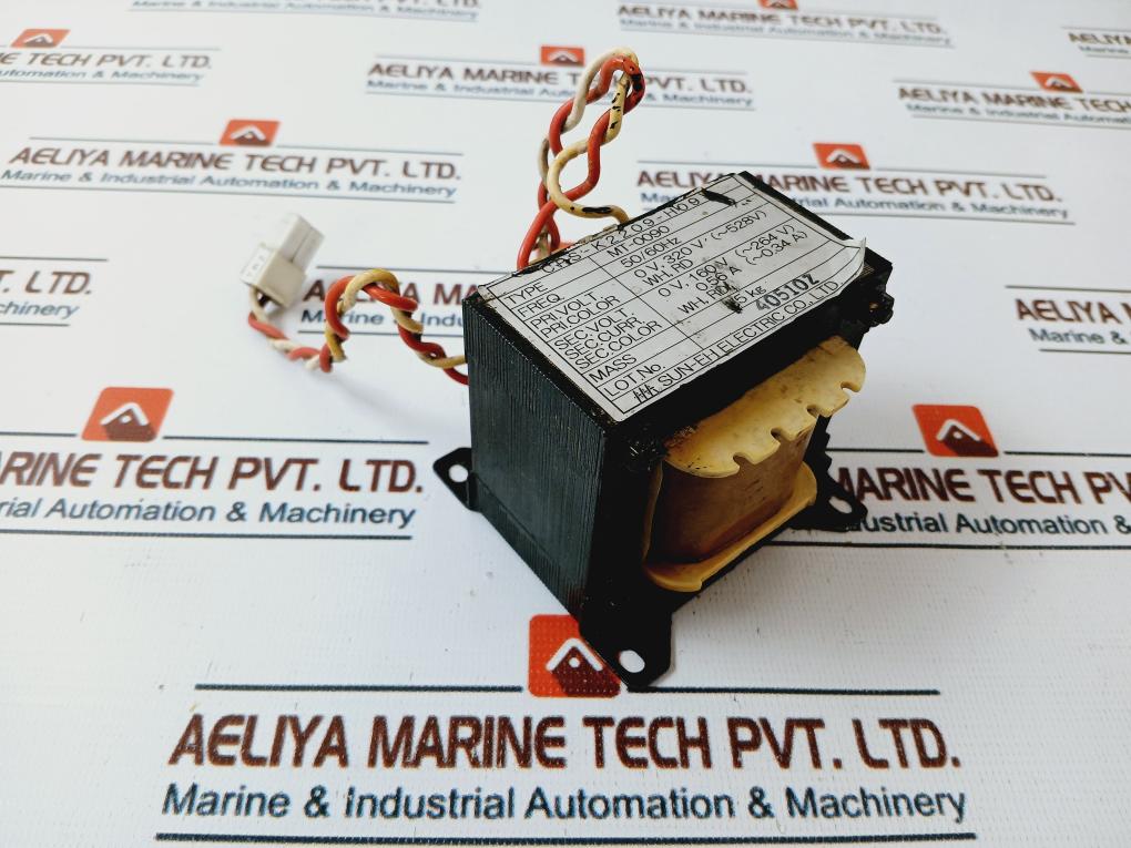 Sun-eh Electric Mt-0090 Transformer 50/60hz