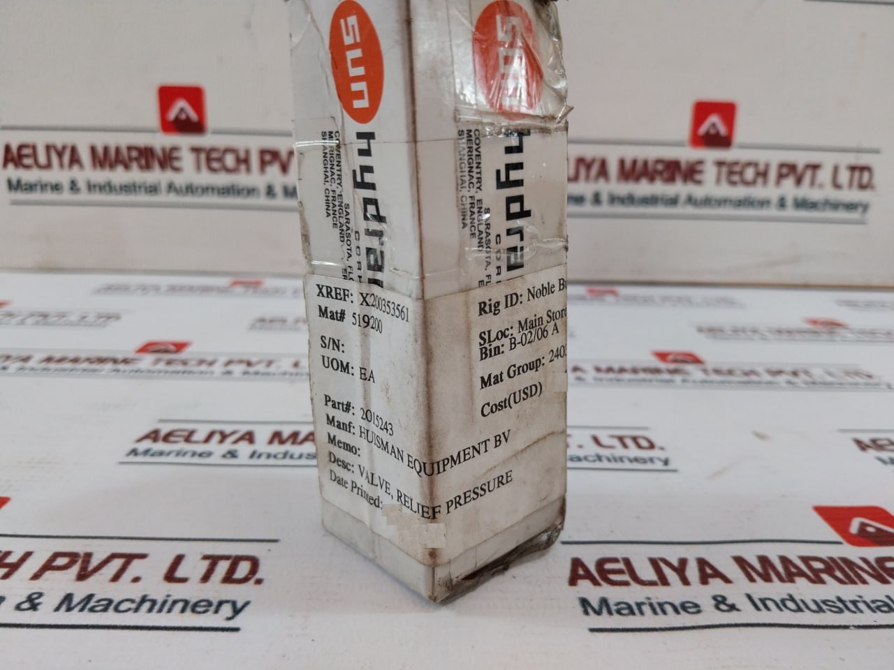 Sun Hydraulics 2015243 Rdda Lwn Pressure Relief Valve
