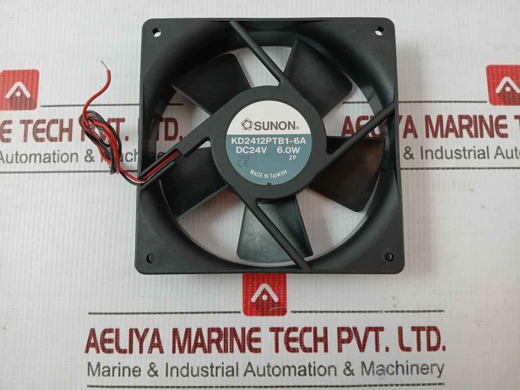 Sunon Dc Axial Fan Dc24V 6.0W Kd2412Ptb1-6A