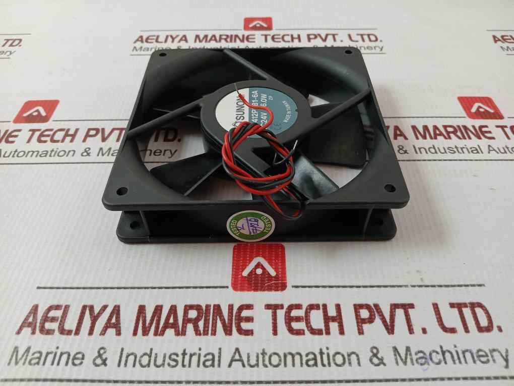Sunon Dc Axial Fan Dc24V 6.0W Kd2412Ptb1-6A