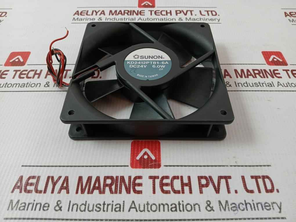 Sunon Dc Axial Fan Dc24V 6.0W Kd2412Ptb1-6A