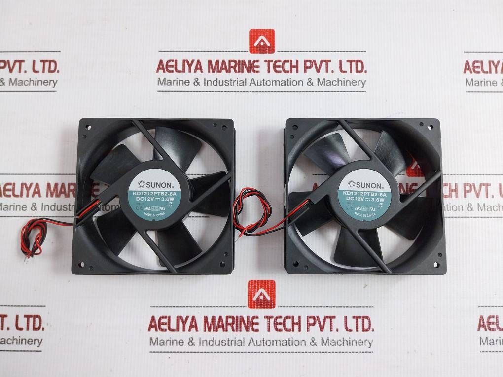 Sunon Dc Brushless Axial Cooling Fan Dc12V---3.6W Part No Kd1212Ptb2-6A