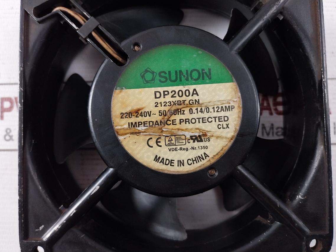 Sunon Dp200A Impedance Protected Cooling Fan 220-240V~50/60Hz 0.14/0.12Amp