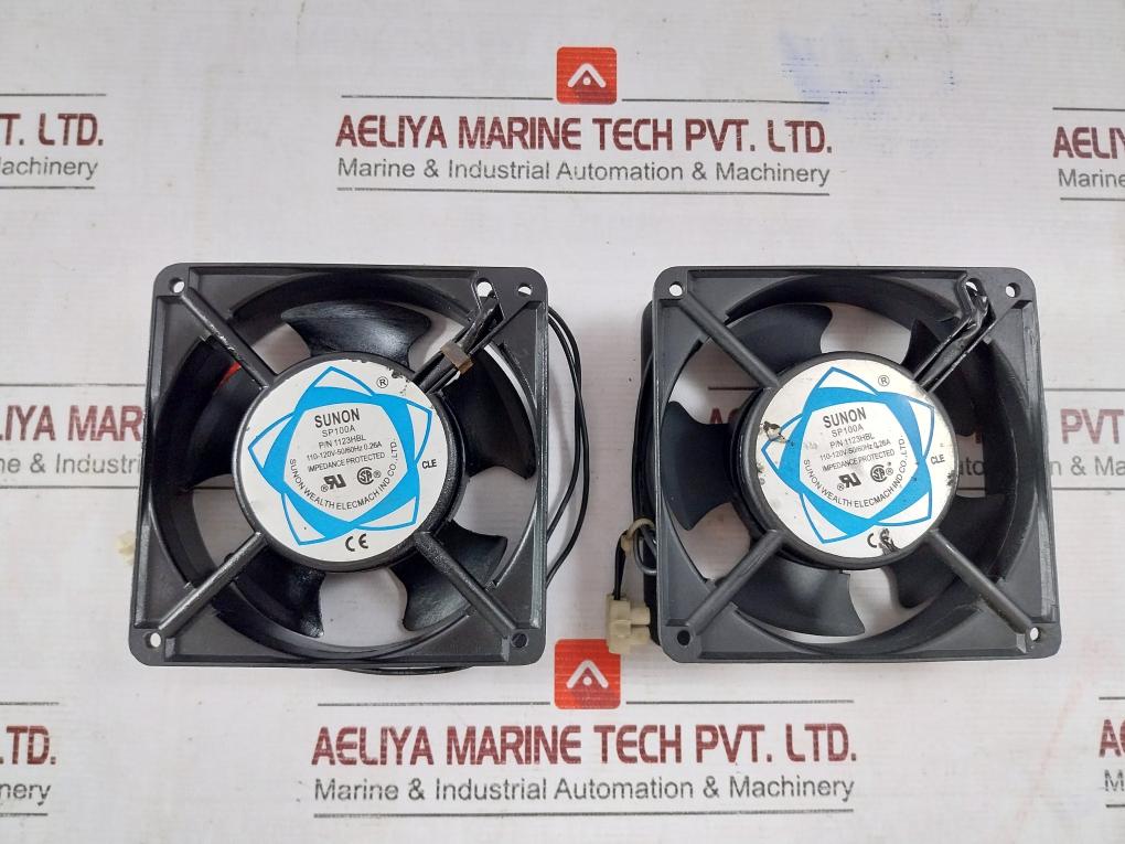Sunon Sp100A Axial Fan 1123Hbl 110-120V-50/60Hz 0.26A