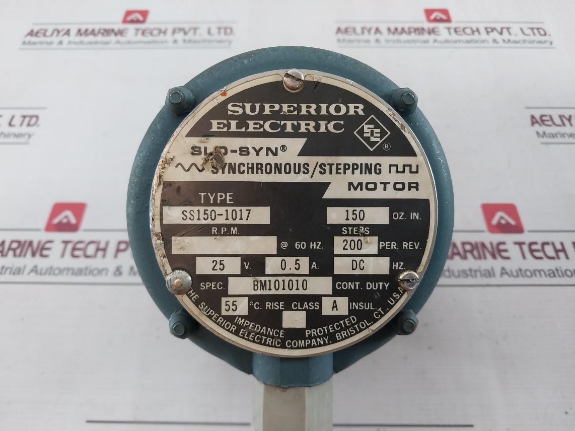 Superior Electric Ss150-1017 Synchronous/Stepping Motor 25V 0.5A12