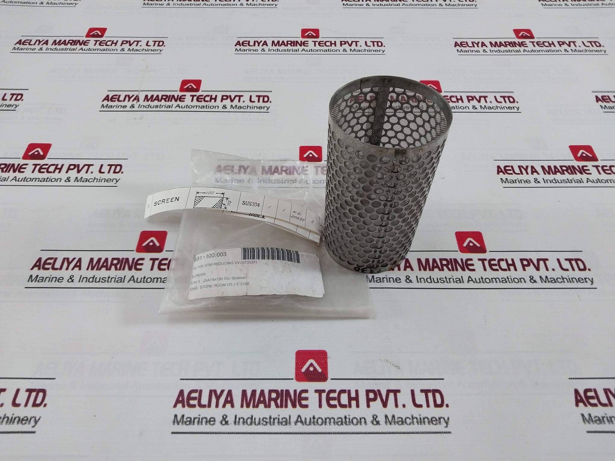 Sus304 Screen Steel Filter 15/10K Stm Reducing Vv