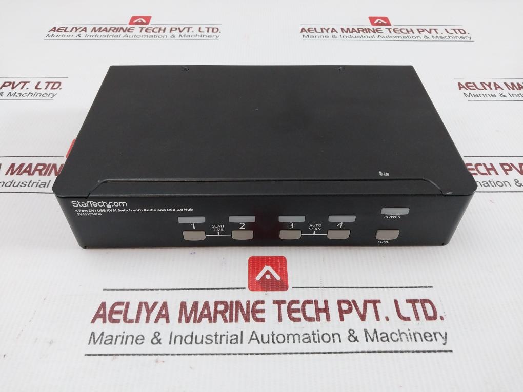 Sv431Dviua-4-port-Dvi-Usb-Kvm-Switch-With-Audio-&-Usb-2-0-Hub-Startech-208878-1