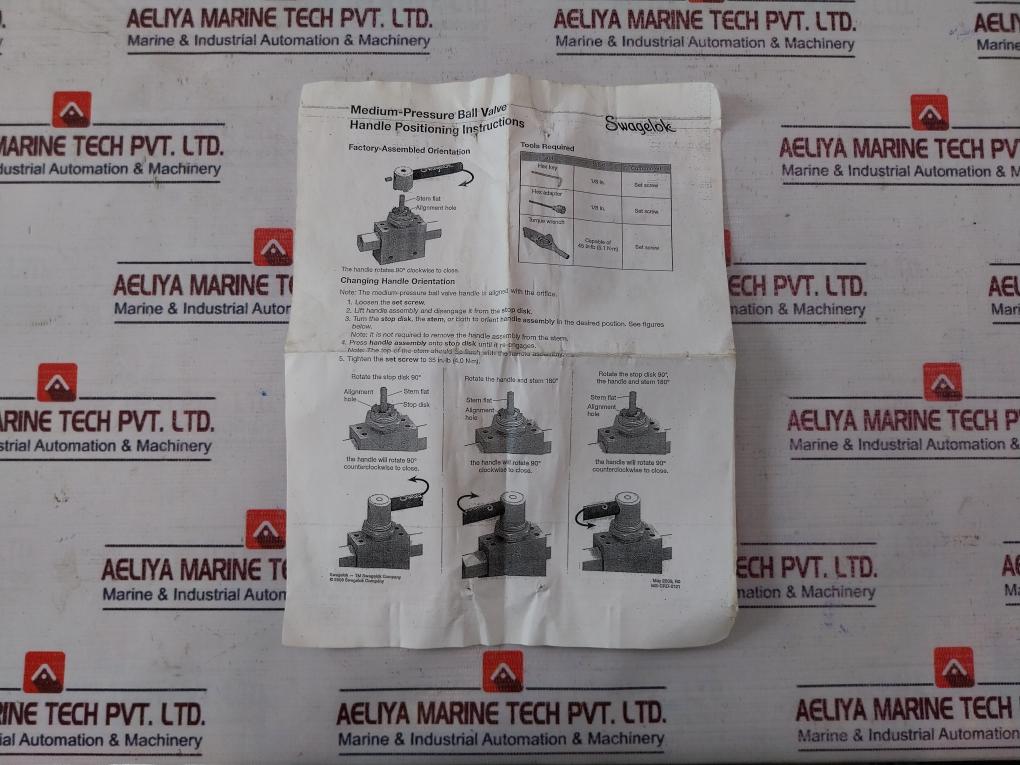 Swagelok SS-12FKBF12 3/4" Ball Valve