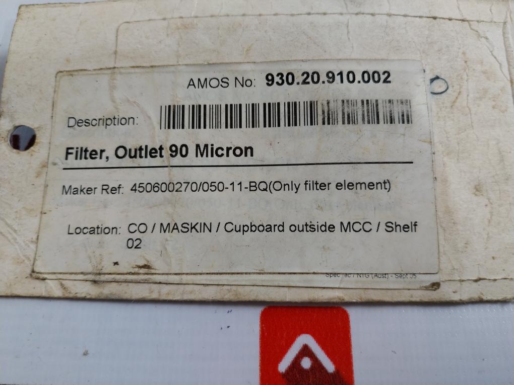 Swagelok SS-4F-K4-90 90 Micron Filter Element Kit