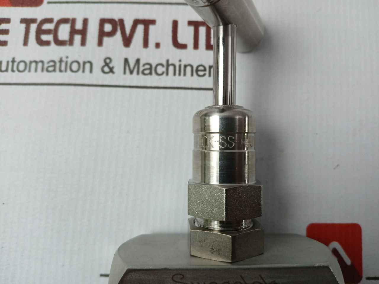 Swagelok Ss-5Pdms8 Stainless Steel Rising Plug Screwed-bonnet Needle Valve