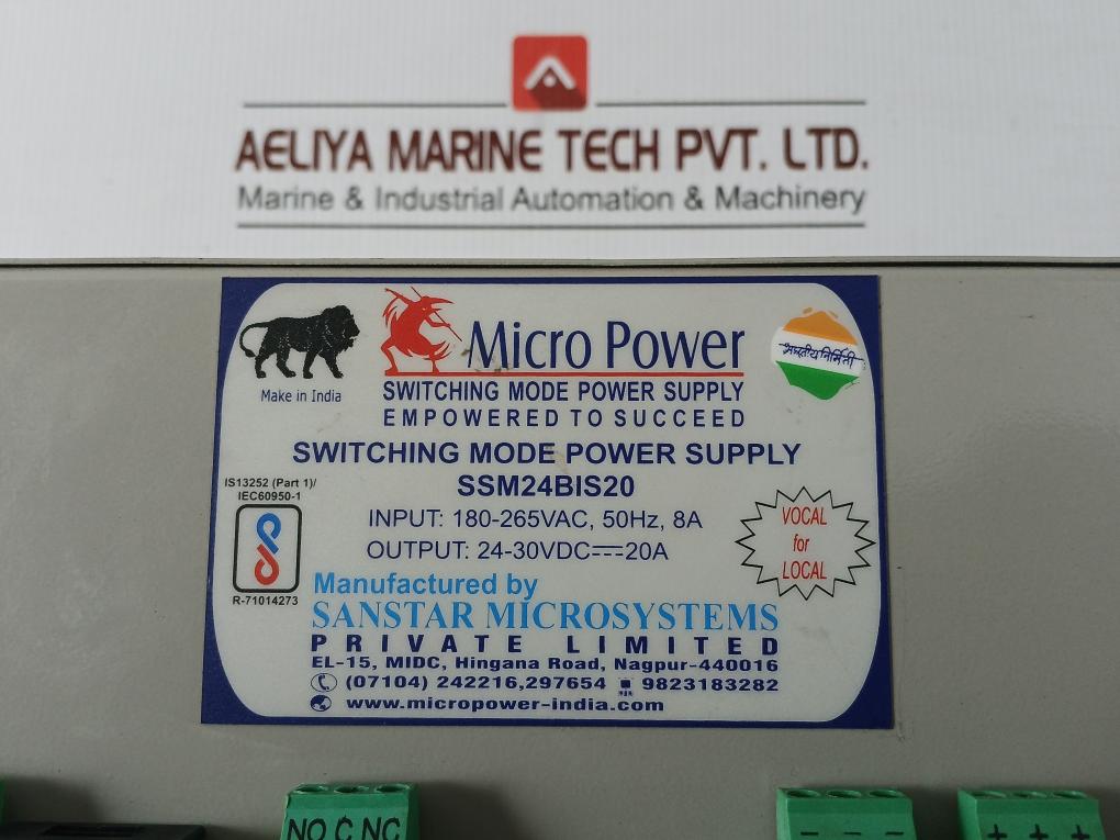 Switching Mode Power Supply Ssm24Bis20 Sanstar Microsystems