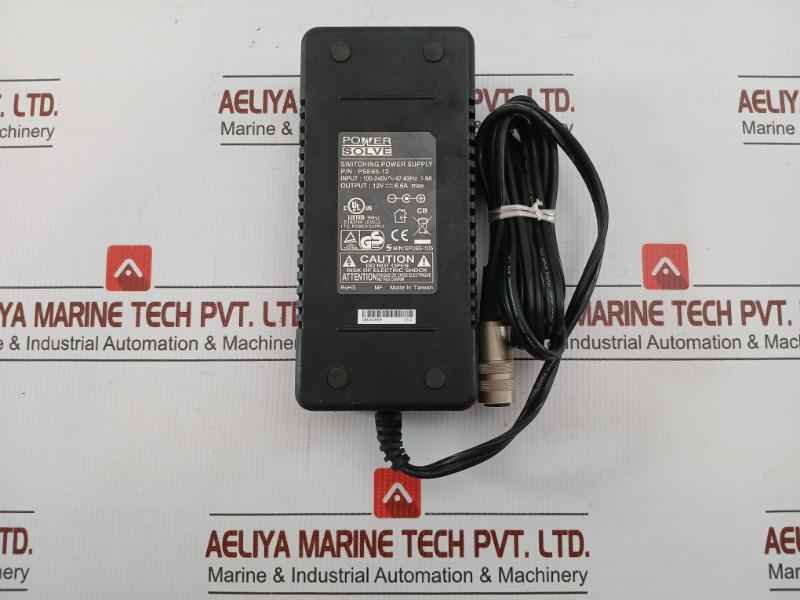 Switching Power Supply Input-100-240V,47-63Hz,1.9A Power Solve Pse65-12