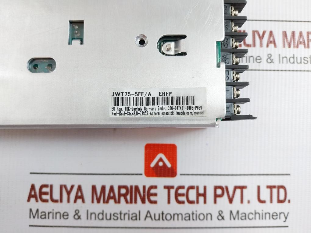 Switching Power Supply Input-100-240Vac Tdk-lambda Jwt75-5Ff/A