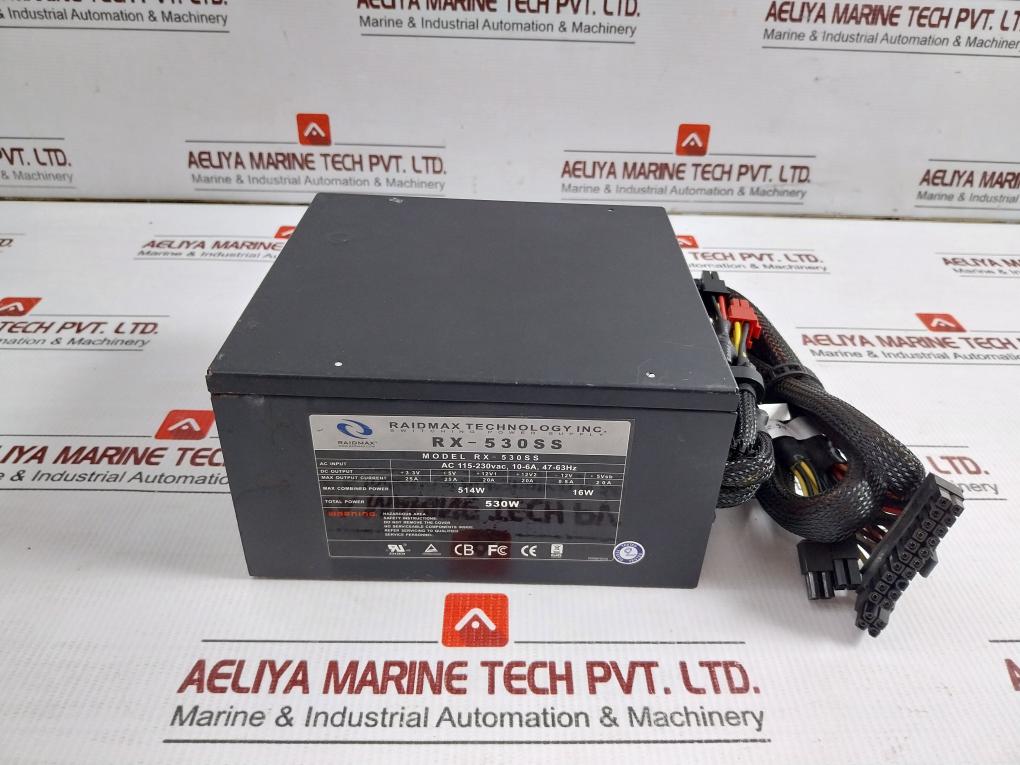 Switching Power Supply Rx-530Ss Raidmax Ac 115-230Vac 10-6A 47-63Hz