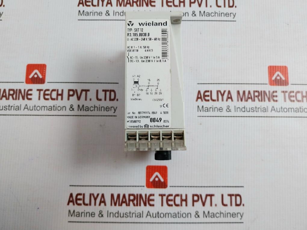Sxt 12 Wieland Voltage- Or Current-measuring Relay Ac220-240V.50-60Hz