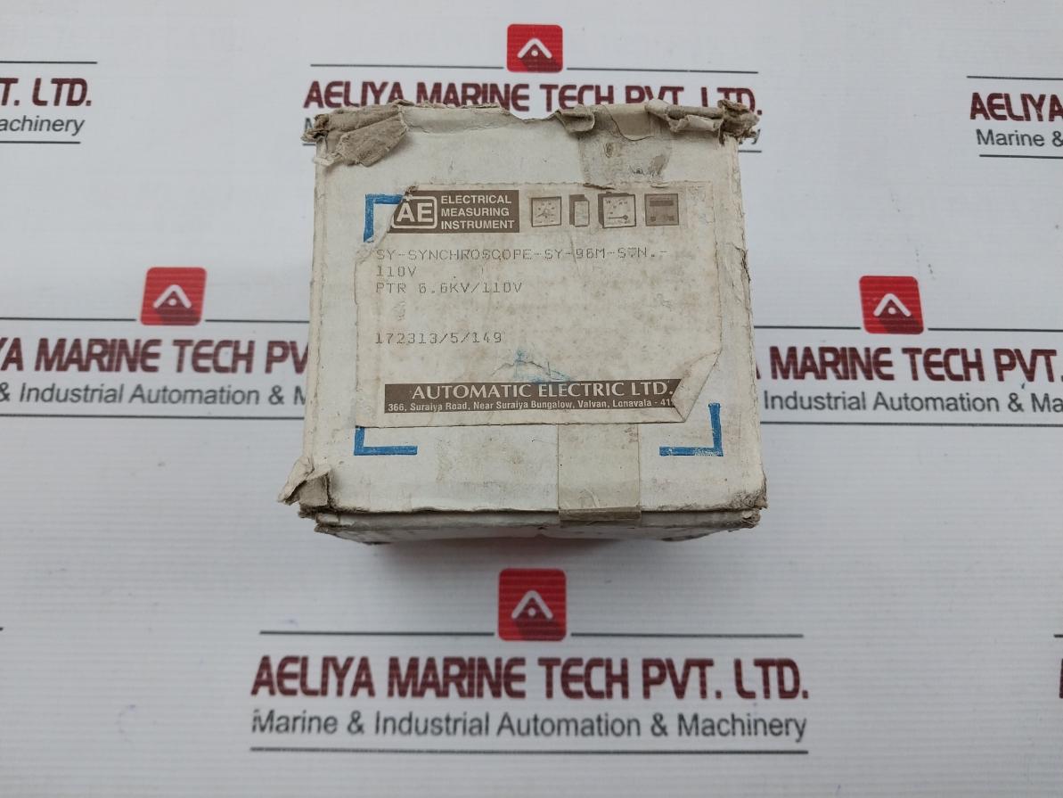 Synchroscope Meter Ptr 6.6Kv/110V Automatic Electric