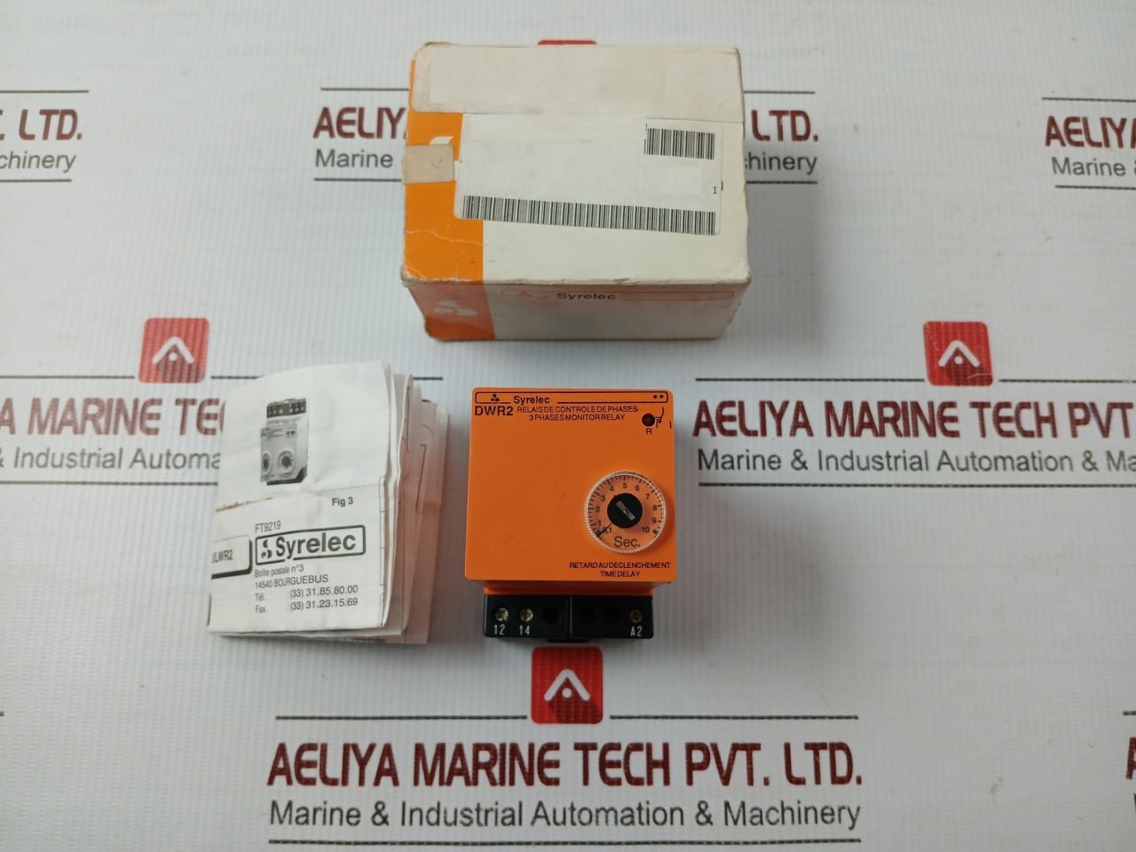 Syrelec 3-phase Monitor Relay 50/60Hz Dwr2