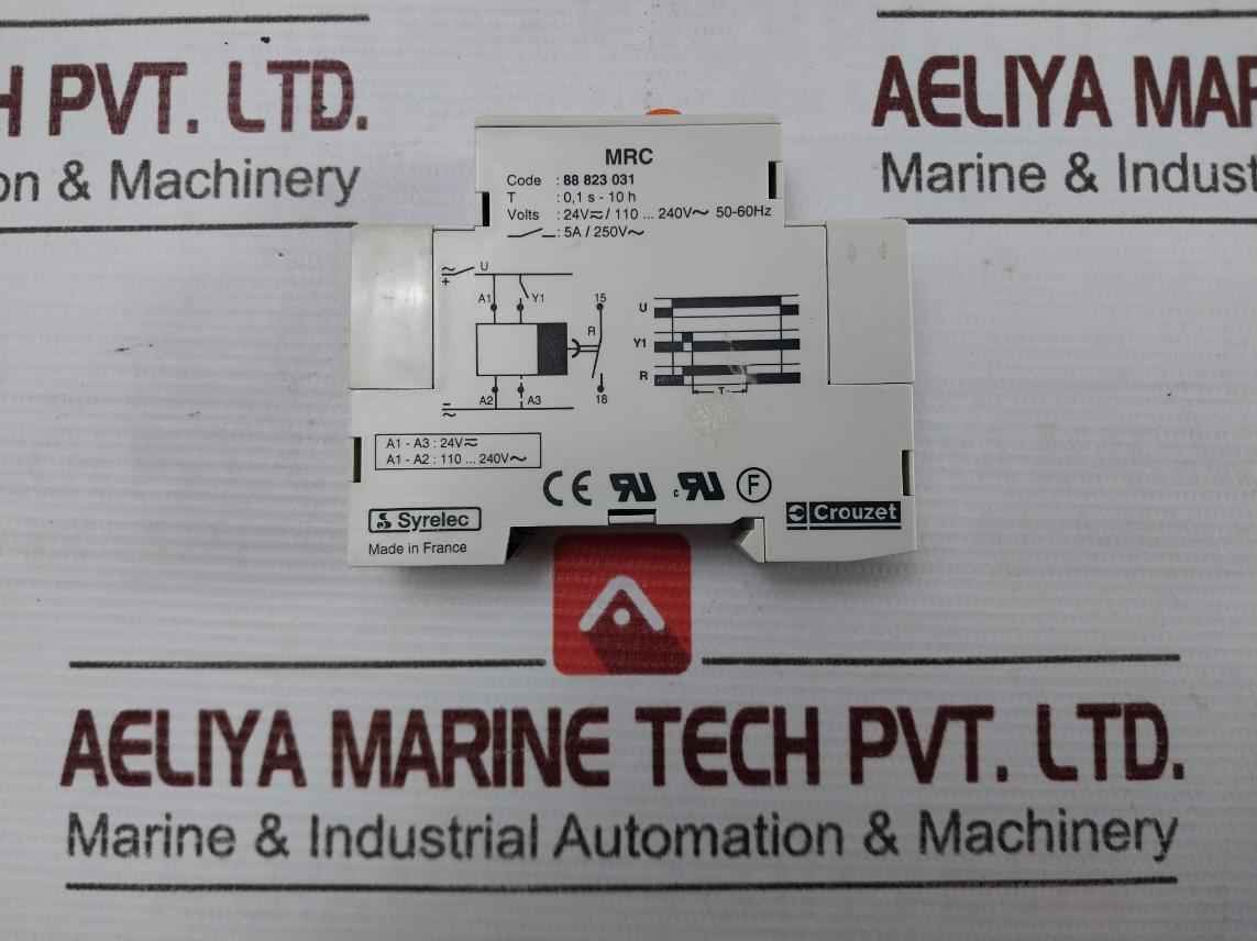 Syrelec 88 823 031 Time Delay Relay 110–240V Ac 50-60Hz