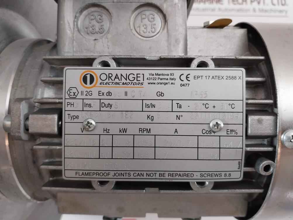 Systemair Ex 180A-4 Centrifugal Explosion Proof Fan 230V 3-50Hz 248W 1416Rpm