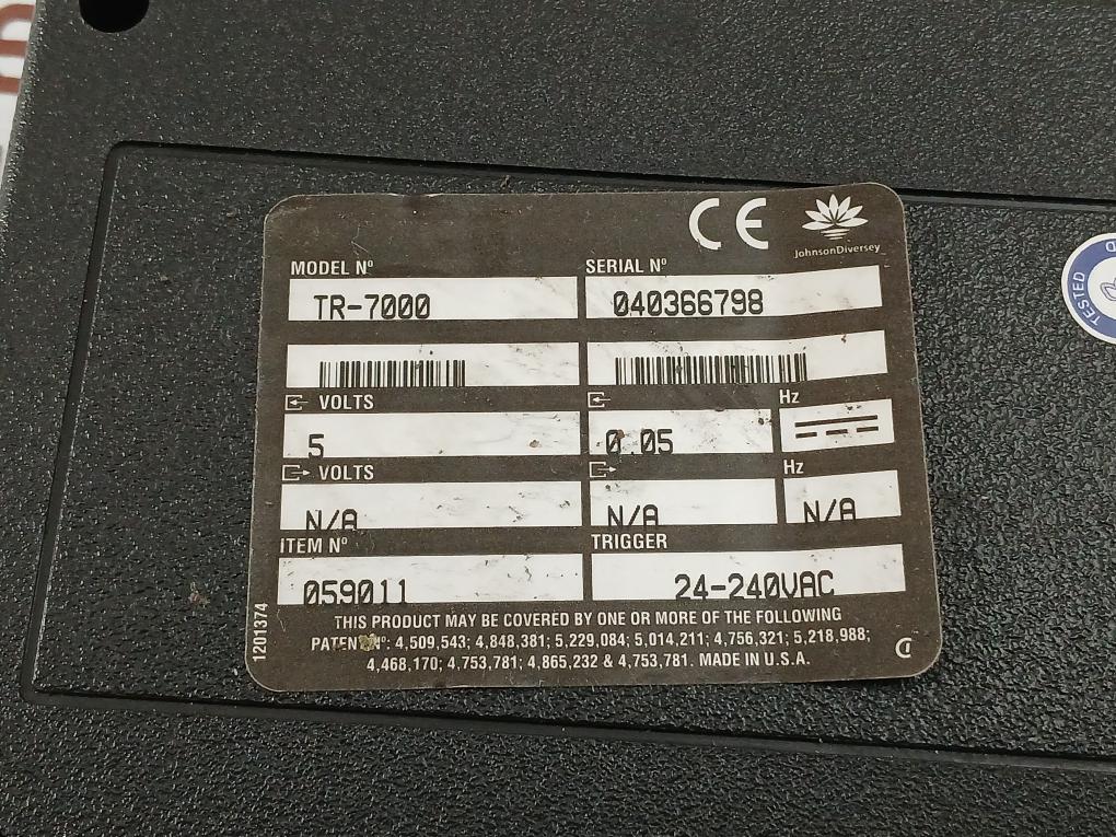 TR-7000-Johnson-Diversey-24-240vac-Surge-Protective-Device-209923-7