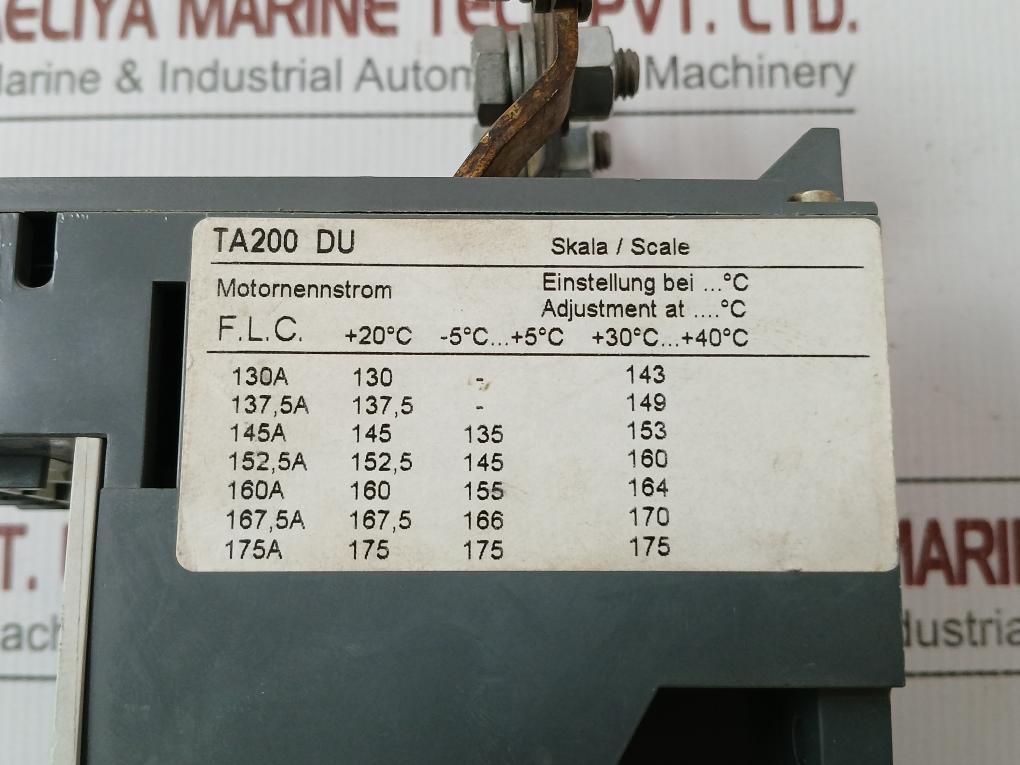 Ta200 Du Thermal Overload Relay Abb 690V