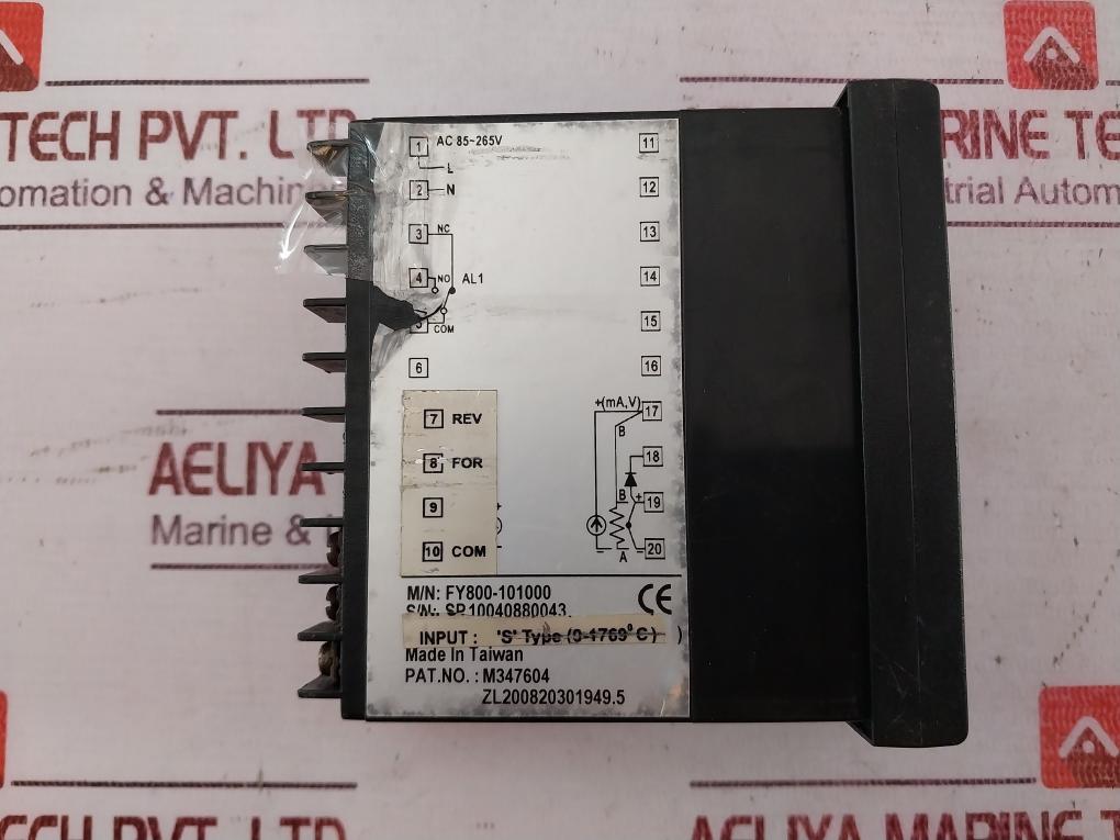 Taie Fy800-101000 Digital Pid Temperature Controller Ac 85-265v M347604