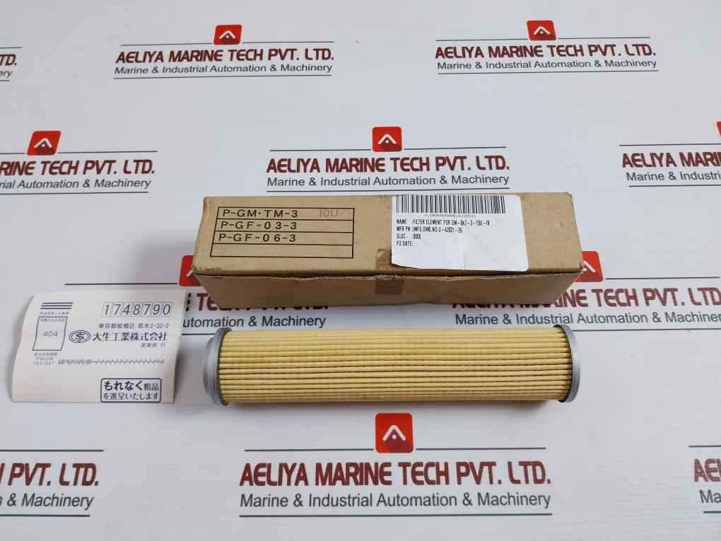Taisei Kogyo 10U 3K5E Filter Element For Gm-04Z-3-10U-iv