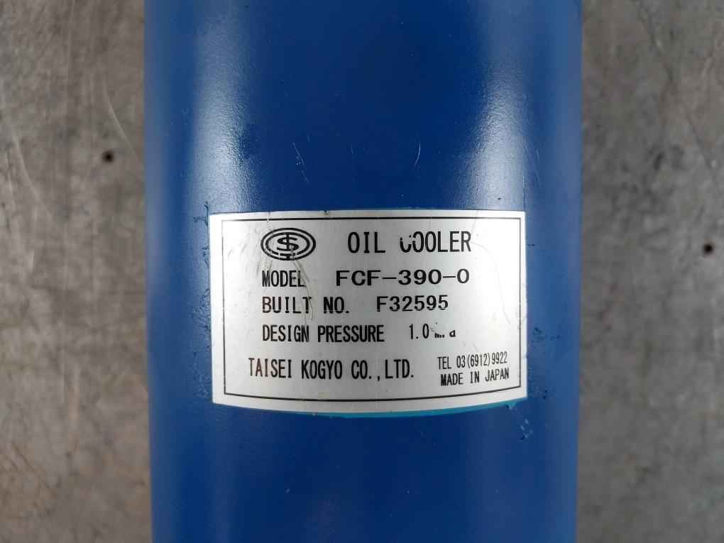 Taisei Kogyo Fcf-390-0 Tube Type Compact Oil Cooler 1.0 Mpa 22B