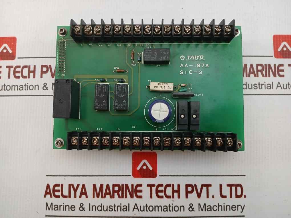 Aa-197A Annunciator Pcb Board Taiyo