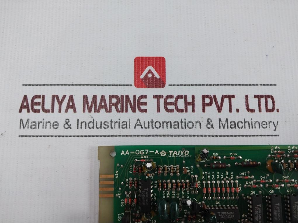 Taiyo Aa-067-a Printed Circuit Board 9501.