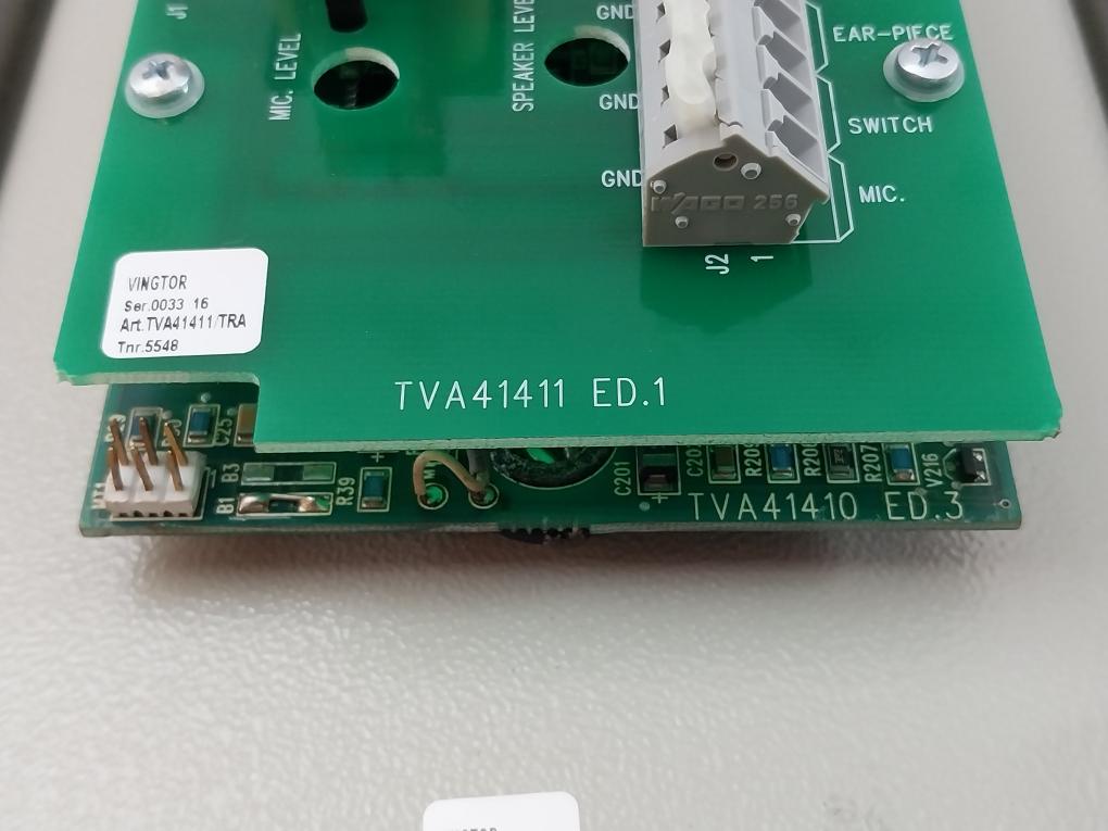 Talk-back System Back Panel Module Tva41411/Tra Vingtor Marine Der41410