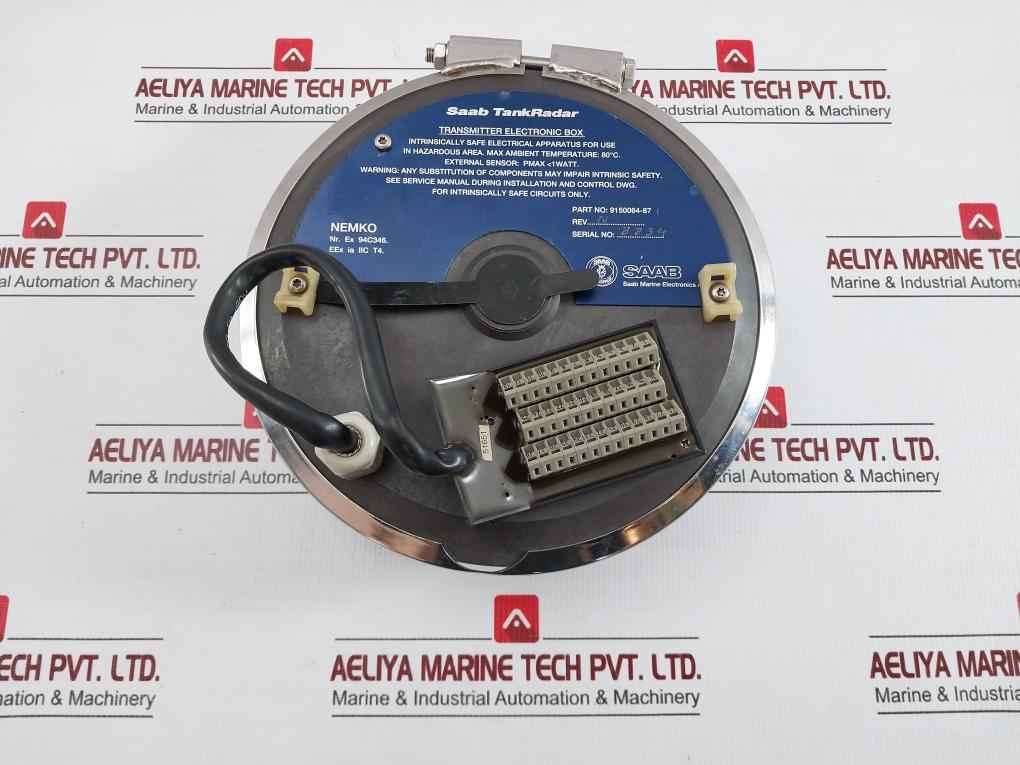 Tank Radar Transmitter Electronic Box Rev-n 9150064-871 Saab Marine