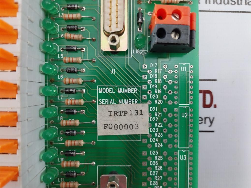 Tata Honeywell Dpcb21010002 Printed Circuit Board Irtp131