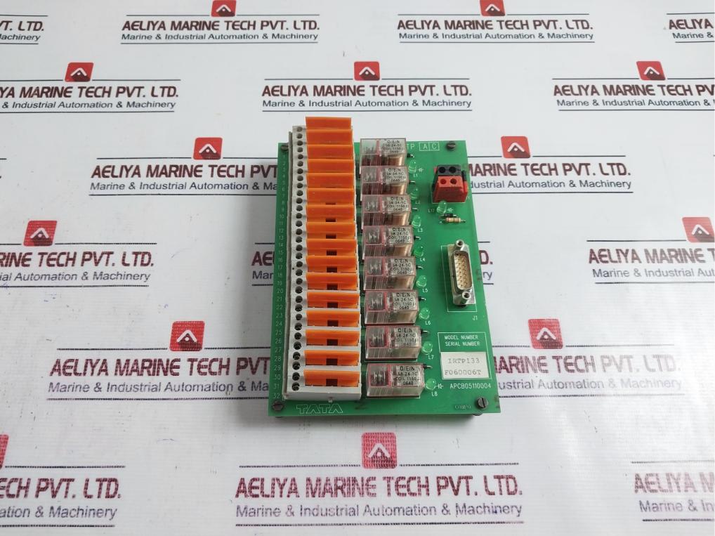 Tata Honeywell Irtp133 Pc Board Module Dpcb21010010 Rev B Rack Slot Relay Rtp Ac