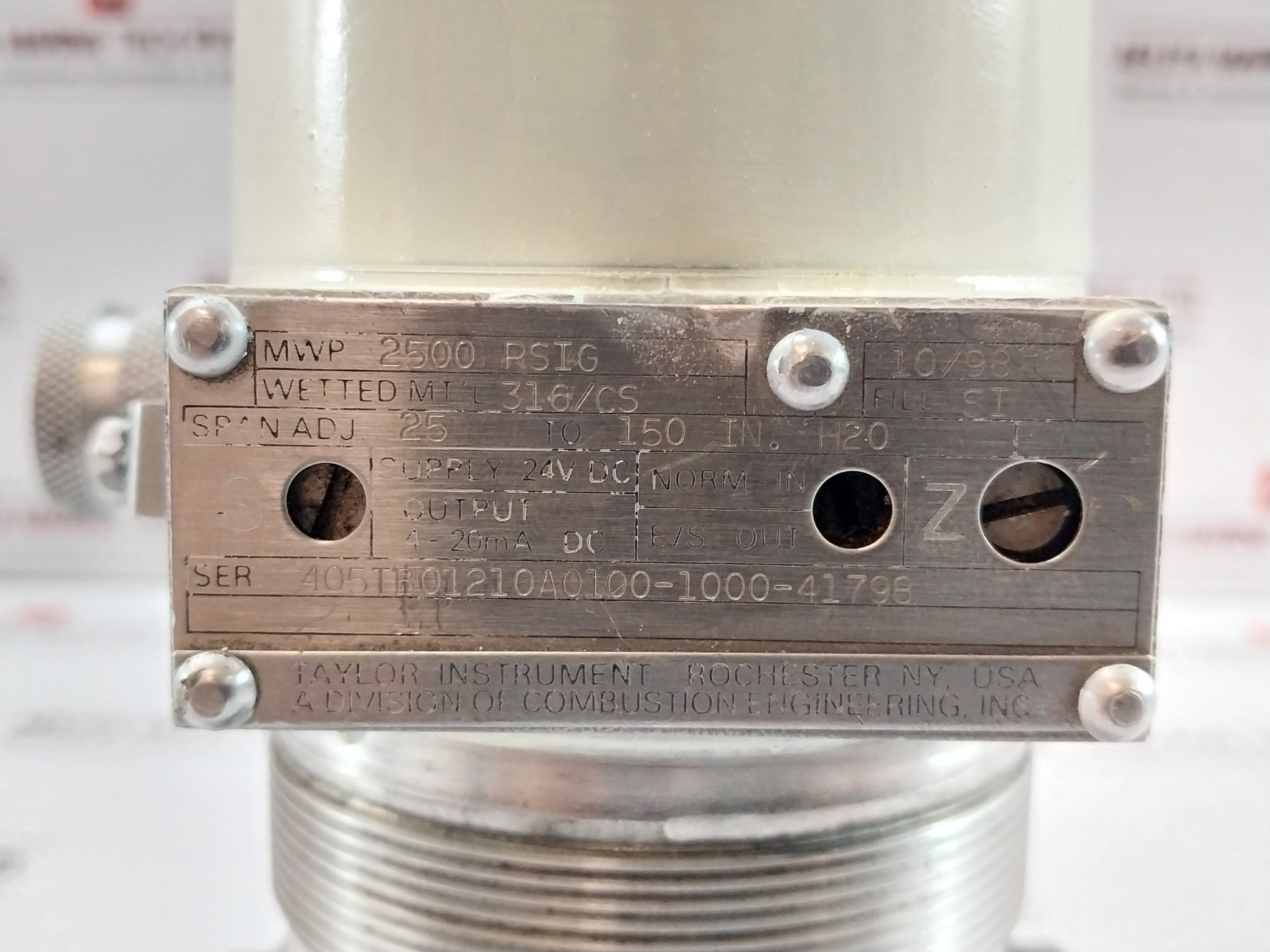Taylor 316/Cs Transmitter 24Vdc 4-20Ma Dc
