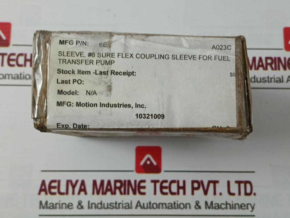 Tb Wood’s 6E 6 Sure Flex Coupling Sleeve For Fuel Transfer Pump