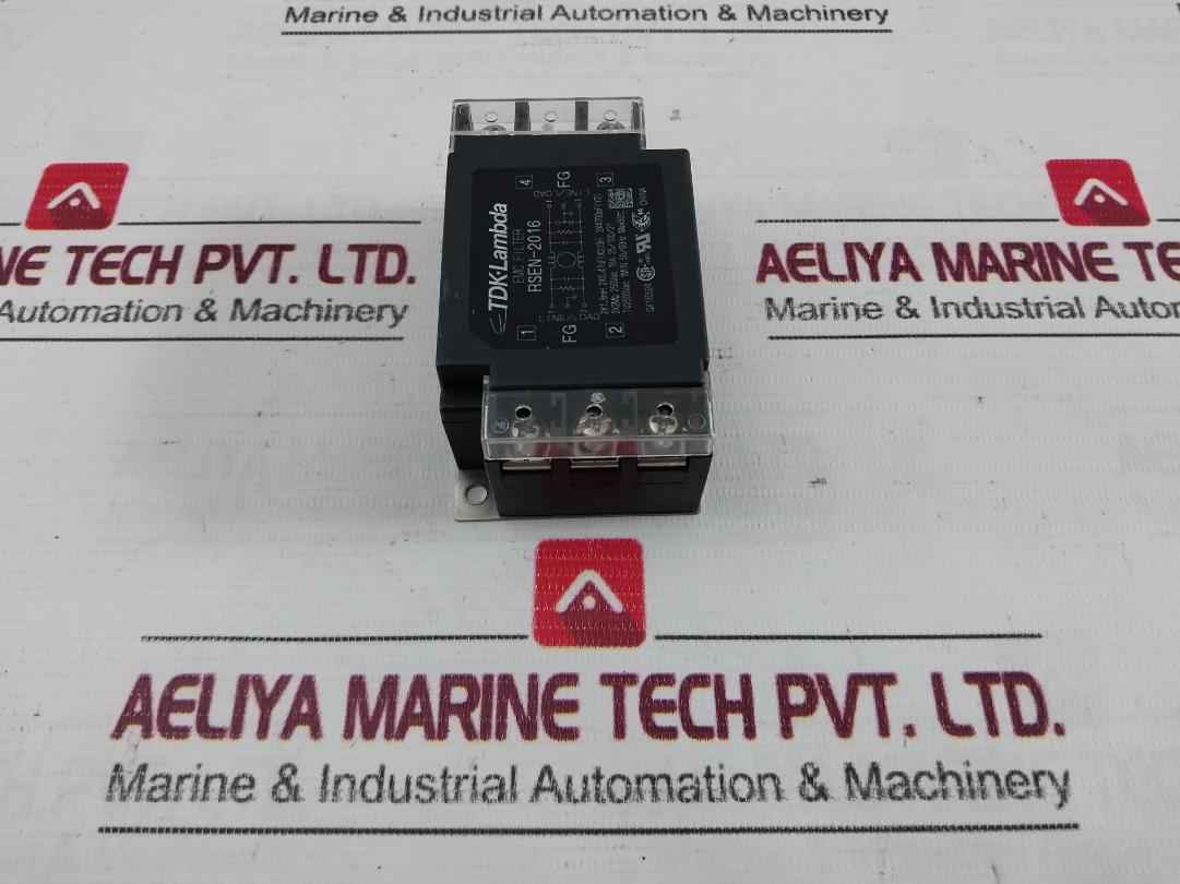 Tdk-lambda Rsen-2016 Emc Filter 250V Ac 16A 50/60Hz Max 55C