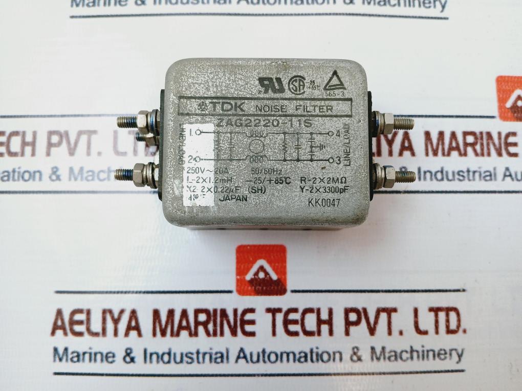 TDK Zag2220-11s Noise Filter 250v~20a 50-60hz