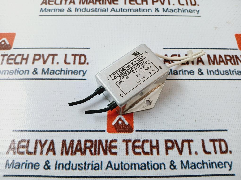 Lot of 3X TDK ZGB2203-01U Noise Filter 250V 3A 50/60HZ