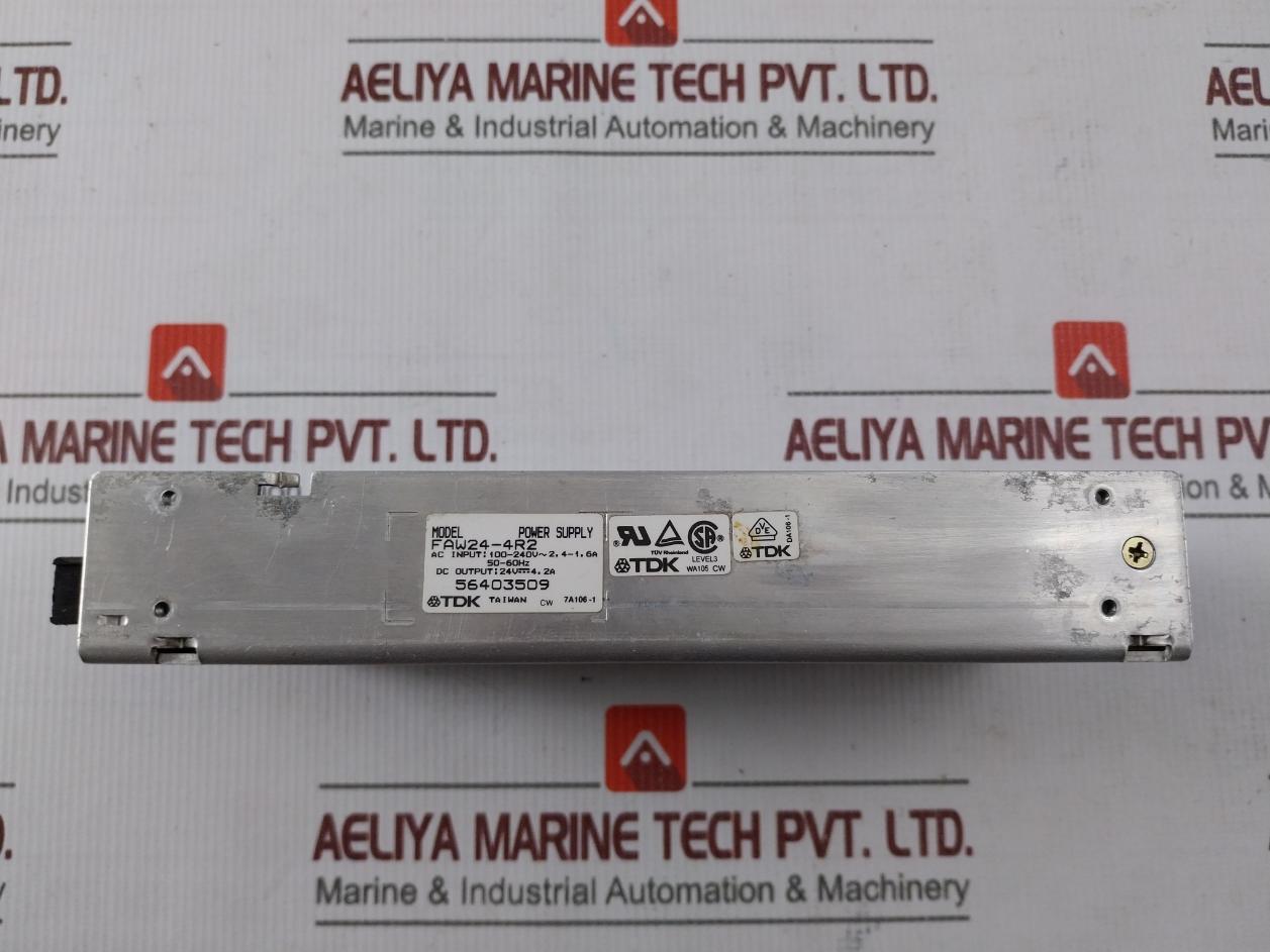 Tdk Faw24-4R2 Ac-dc Power Supply 100-240V- 2. 4-1. 6A 50-60Hz
