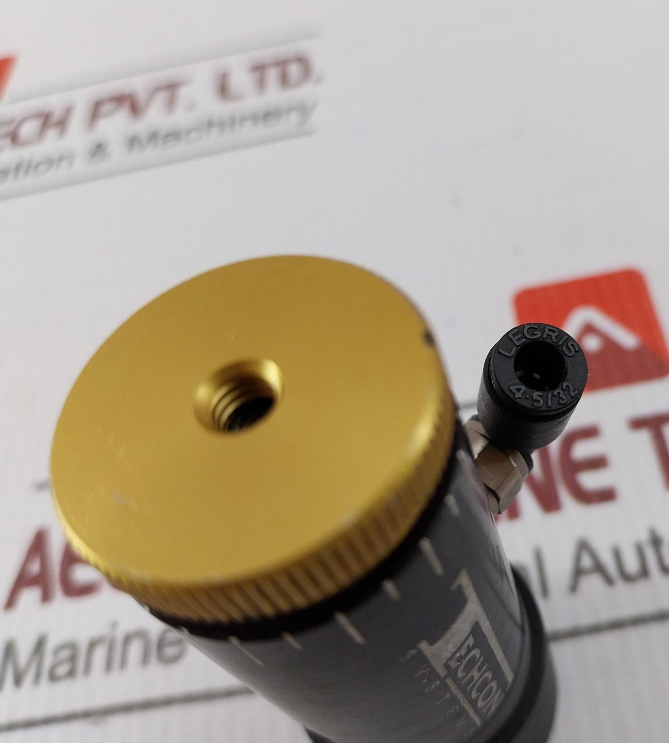 Techcon Ts5621Hd Air Operated Horizontal Delrin Diaphragm Valve.