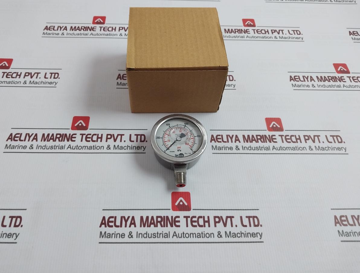 Tecsis Acc. 1.6 Pressure Gauge 316Ss 0-140 Psi 0-1000Kpa