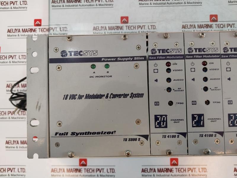 Tecsys Ts 3300 S Power Supply Slim 18 Vdc For Modulator & Converter System